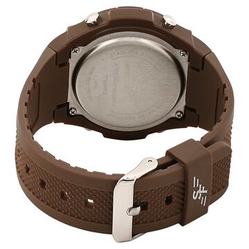 SF Digital Dial Brown Plastic Strap Watch for Men