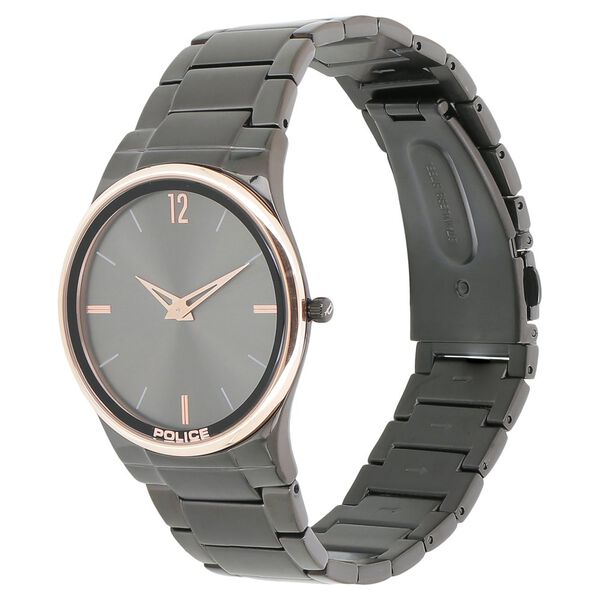 Police Quartz Analog Grey Dial Metal Strap Watch for Men - image number 1