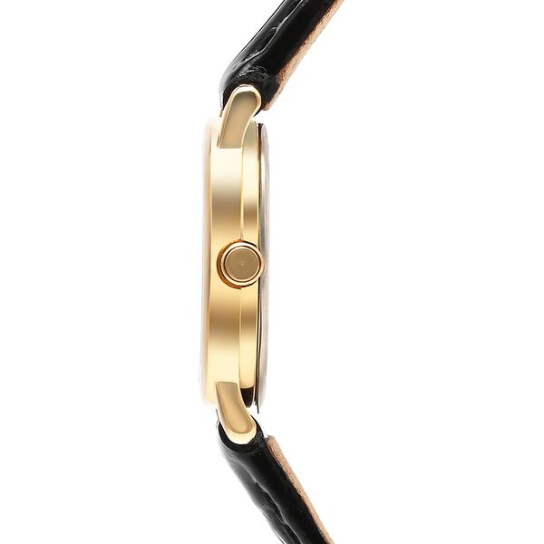 Titan Nebula Vintage 18k Gold Analog with Diamond Studded Indices Watch for Women - image number 2