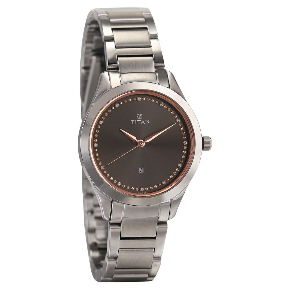 Buy Online Titan Sparkle Anthracite Dial Analog with Date