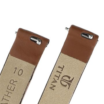 10 mm Brown Genuine Leather Strap for Women