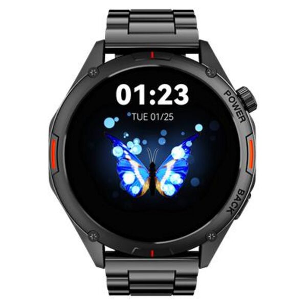 Fastrack Marvellous FX1 Unisex Smart Watch With Grey Metal Strap - image number 0