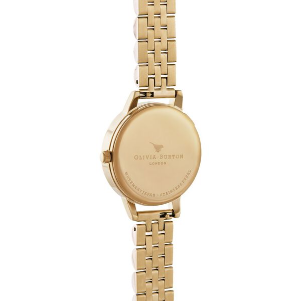 Olivia Burton Quartz Analog Golden Dial Stainless Steel Strap Watch for Women - image number 2