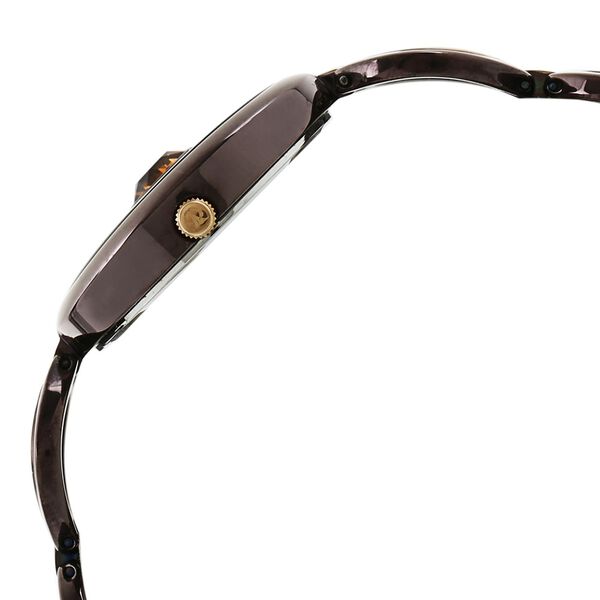 Titan Purple Brown Dial Analog Stainless Steel Strap Watch for Women - image number 2