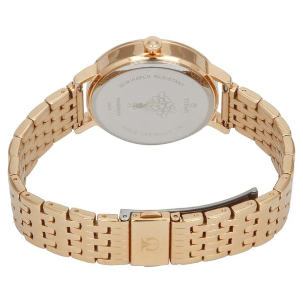 Titan Quartz Analog Green Dial Stainless Steel Strap Watch for Women - image number 1