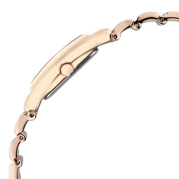 Titan Raga Opalesque Quartz Analog Multicoloured Dial Rose Gold Metal Strap Watch For Women