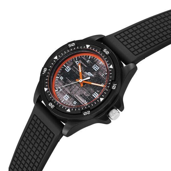 SF Sporty Analogs Quartz Analog Multicoloured Dial Black Plastic Strap Watch For Men - image number 1