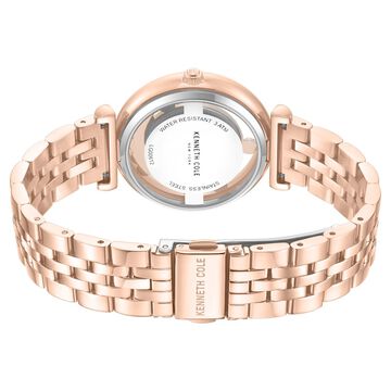 Kenneth Cole Quartz Analog Mother of Pearl Dial Stainless Steel Strap Watch For Women