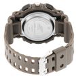 SF Dreamer Series Quartz Digital Analog Digital Black Dial Brown Plastic Strap Watch For Men - image number 3