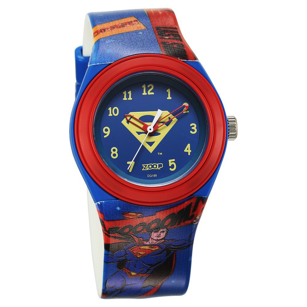 Buy Online Zoop Justice League Superman Analog Watch with Blue
