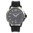 Police Quartz Analog with Date Black Dial Leather Strap Watch for Men - image number 0