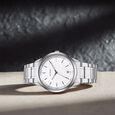 Titan Men's Timeless Style Watch: Refined White Dial and Metal Strap - image number 0