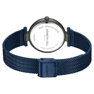 Kenneth Cole Quartz Analog Blue Dial Stainless Steel Strap Watch For Women