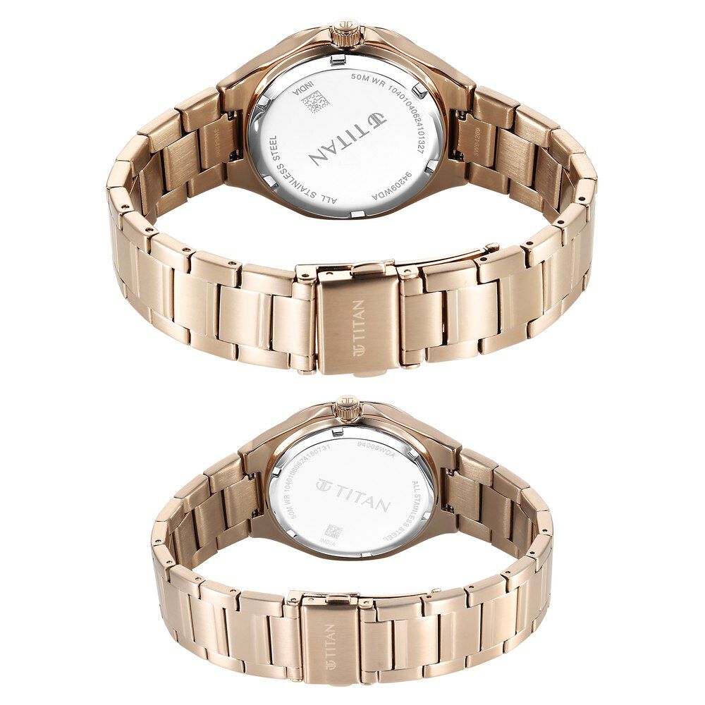 Titan bandhan rose gold shop