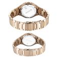 Titan Bandhan Quartz Analog With Sun - Moon Silver Dial Rose Gold Stainless Steel Strap Watch For Couple - image number 4
