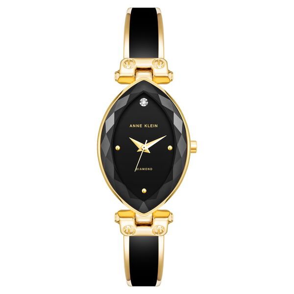 Anne Klein Quartz Analog Black Dial Plastic Strap Watch for Women - image number 0