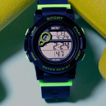 Zoop Digital Watch with Blue Case, Digital Dial & Blue Strap for Boys Kids, from House of Titan