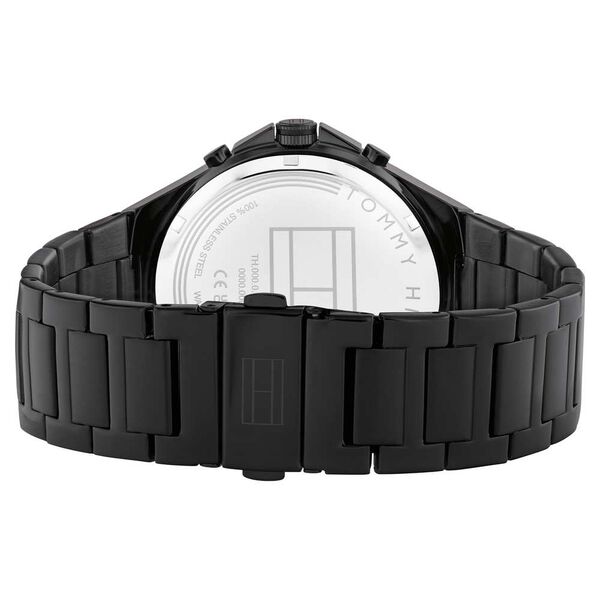 Tommy Hilfiger Black Dial Black Colour Stainless Steel Strap Watch for Men - image number 2