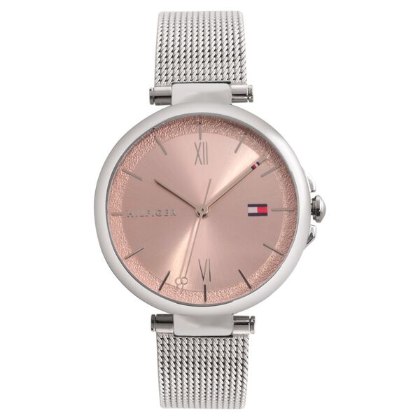 Tommy Hilfiger Quartz Analog Pink Dial Stainless Steel Strap Watch for Women - image number 1