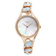 Titan Raga New You Quartz Analog Mother Of Pearl Dial Blue Chalcedony stone strap Watch for Women - image number 0