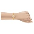 Titan Quartz Analog Champagne Dial Stainless Steel Strap Watch for Women - image number 3