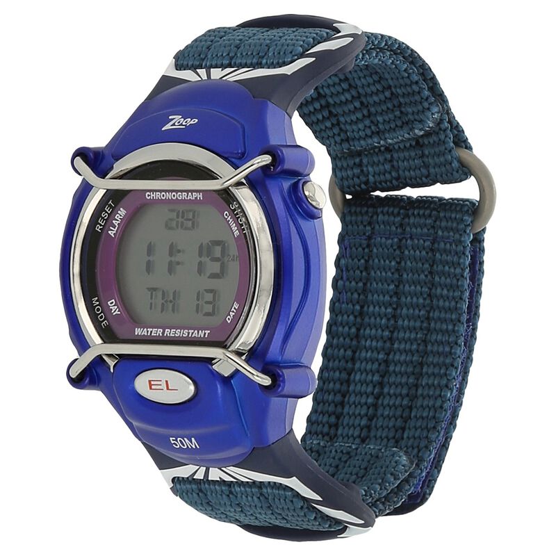 Buy Online Zoop By Titan Digital Dial Nylon Strap Watch for Kids