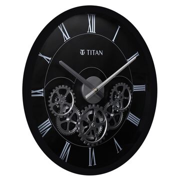 Titan Clocks - Gears of Time - Black