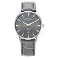 Roamer Valais Gents Interchangable Box Set Quartz Analog with Date Grey Dial Grey Leather Strap Watch For Men - image number 1
