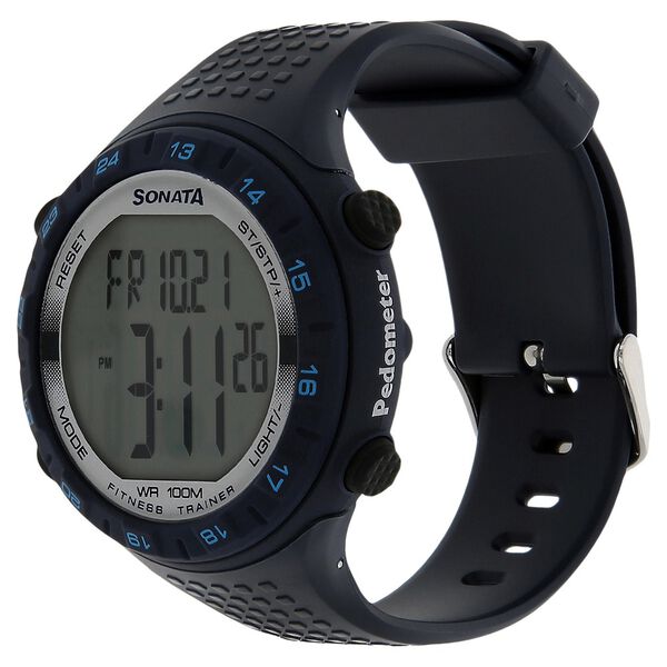 SF Digital Dial Plastic Strap Watch for Men - image number 1