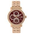 Titan Quartz Multifunction Red Dial Metal Strap Watch for Women - image number 0