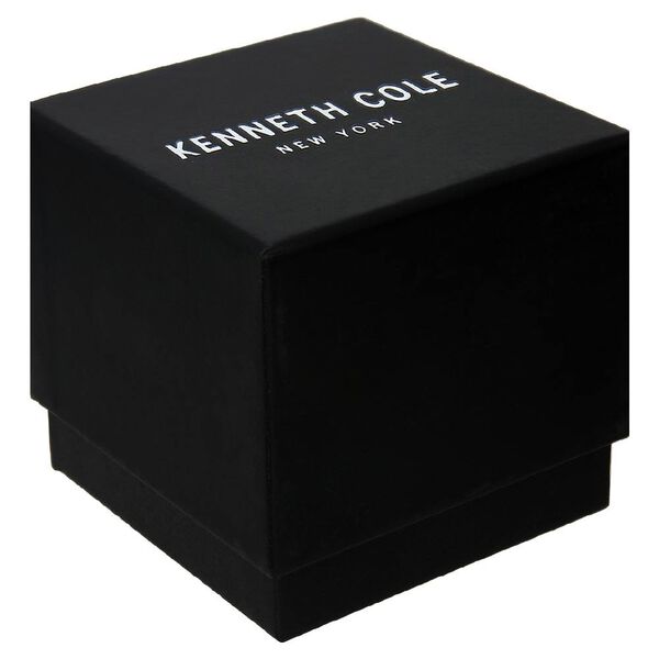 Kenneth Cole Quartz Analog Black Dial Silicone Strap Watch for Men - image number 5