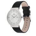 Titan Quartz Analog with Date Silver Dial Leather Strap Watch for Men - image number 1