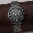 Titan Workwear Multifunction Black Round Dial Black Metal Strap Watch For Men - image number 0