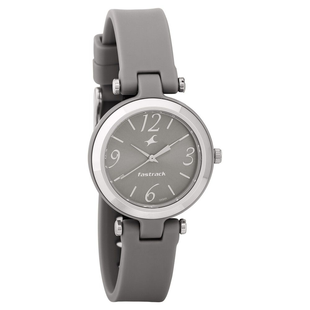 Buy Online Fastrack Trendies Quartz Analog Pink Dial Silicone