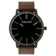 Police Quartz Analog Black Dial Leather Strap Watch for Men - image number 0