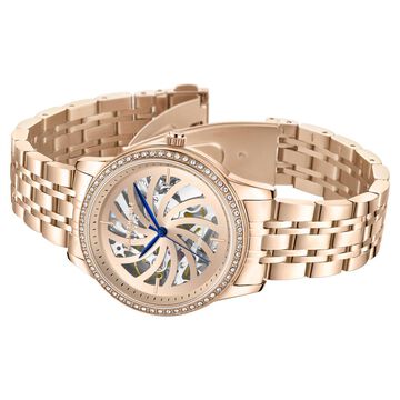 Kenneth Cole Automatic Analog Rose Gold dial Metal Strap Watch for Women