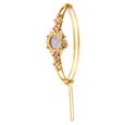 Nebula Quartz Analog Mother of Pearl Dial 18 Karat Gold Strap Watch for Women - image number 2