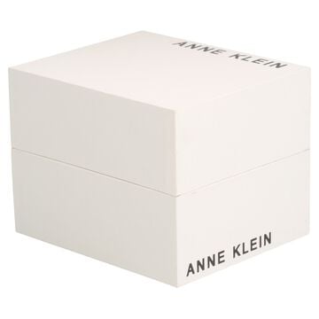 Anne Klein Quartz Analog Black Dial Metal Strap Watch for Women
