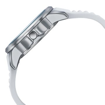 Sonata Poze Quartz Analog White Dial Plastic Strap Watch For Men
