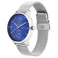 Titan Evoke Blue Dial Analog with Day and Date Stainless Steel Strap Watch for Men - image number 2