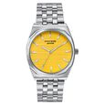 Sonata Poze Quartz Analog Yellow Dial Silver Colour Stainless Steel Strap Watch For Men - image number 2
