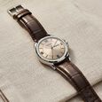 Titan Neo Arabic Analog with Day Date Beige Dial Silver Stainless Steel Strap Watch for Men