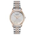 Sonata Glam Gold Quartz Analog White Dial Stainless Steel Strap Watch For Women