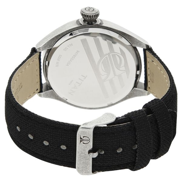 Titan Quartz Analog Black Dial Plastic Strap Watch for Men - image number 3