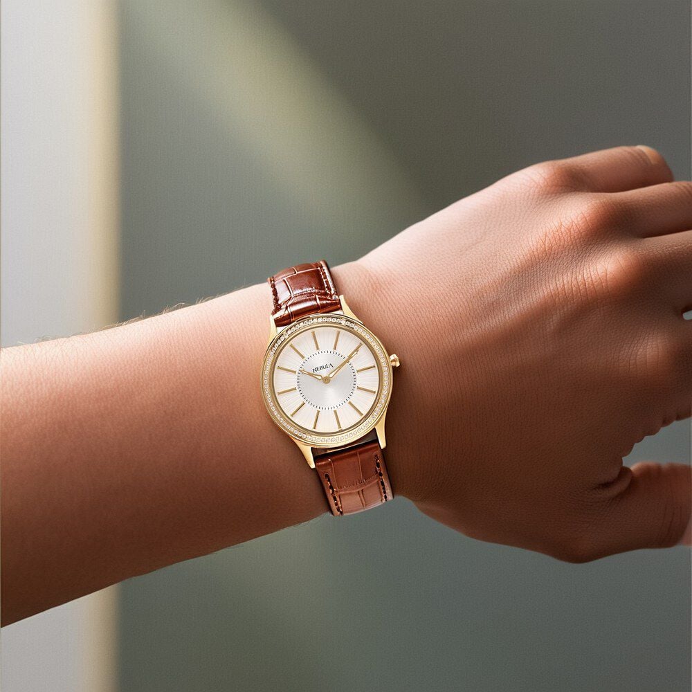 Buy Online Titan Nebula Vintage 18k Gold Analog Diamond Studded