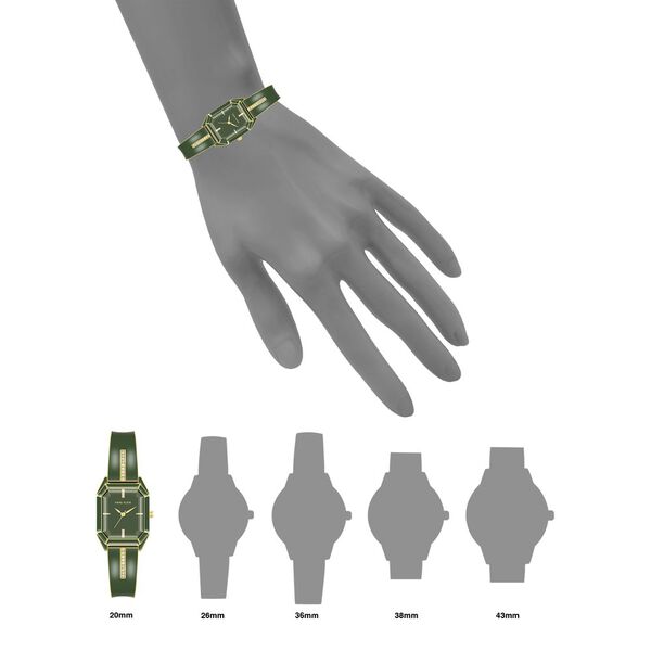 Anne Klein Quartz Analog Green Dial Stainless Steel Strap Watch for Women - image number 3
