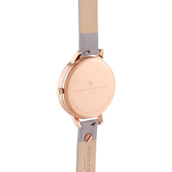 Olivia Burton Quartz Analog White Dial Leather Strap Watch for Women - image number 2