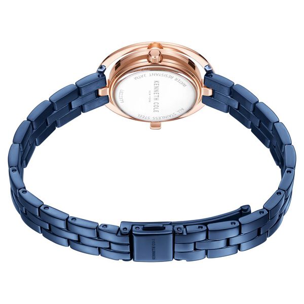 Kenneth Cole Quartz Analog Blue Dial Stainless Steel Strap Watch for Women - image number 4