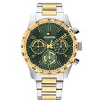 Tommy Hilfiger Quartz Multifunction Green Dial Two Toned Stainless Steel Strap Watch For Men - image number 0