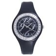 SF Quartz Analog White Dial Plastic Strap Watch for Women